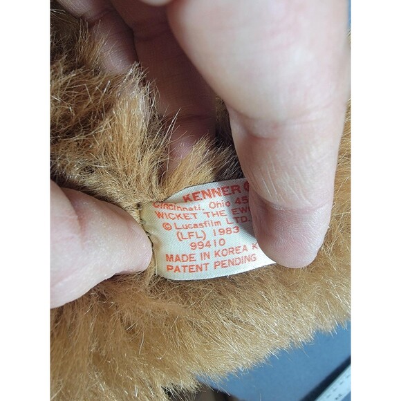 Vintage 1983 Kenner Star Wars Wicket Ewok Plush Stuffed Animal 16" Lucasfilm Toy - Picture 2 of 12